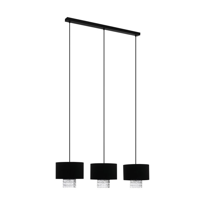 Réglette 3 Suspensions SAPUARA 3×E27