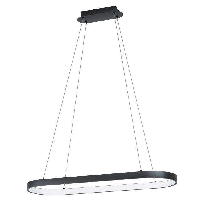 Lustre LED CODRIALES Noir / Blanc