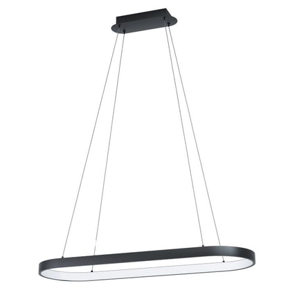 Lustre LED CODRIALES Noir / Blanc