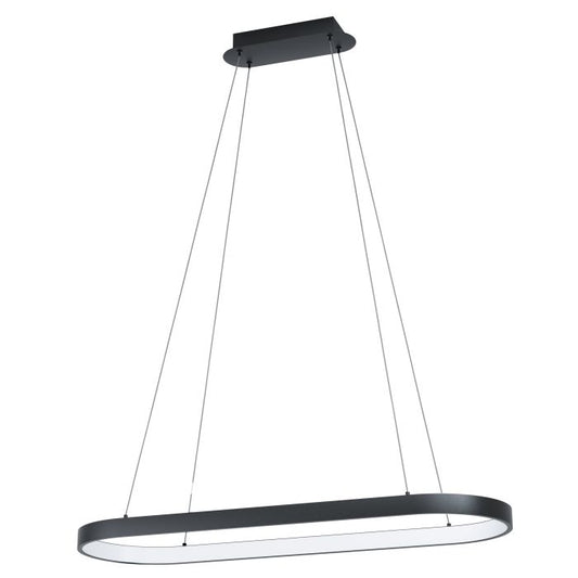 Lustre LED CODRIALES Noir / Blanc