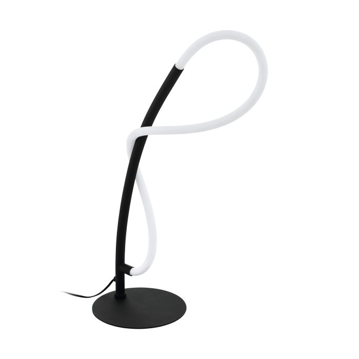 Lampe à Poser LED EGIDONELLA Noir / Blanc