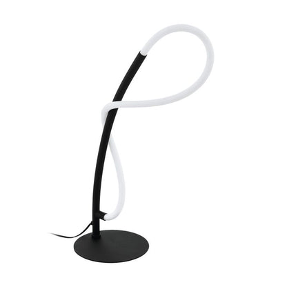 Lampe à Poser LED EGIDONELLA Noir / Blanc