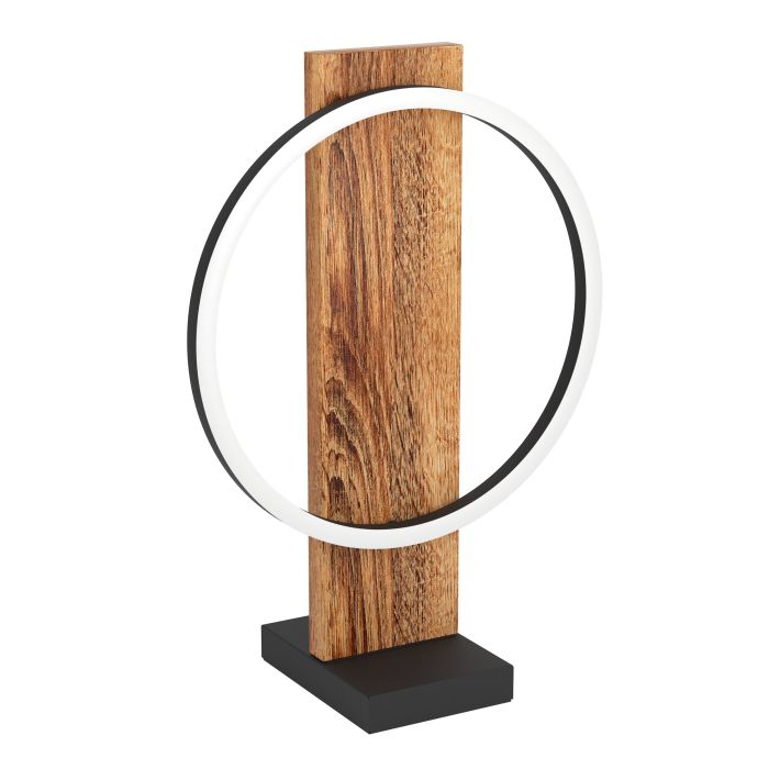 Lampe à Poser LED BOYAL Noir / Bois