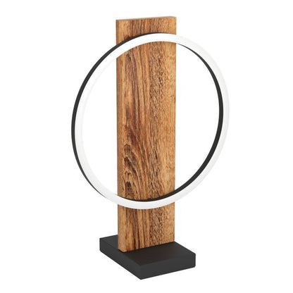 Lampe à Poser LED BOYAL Noir / Bois