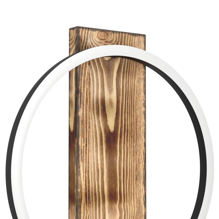 Lampe à Poser LED BOYAL Noir / Bois