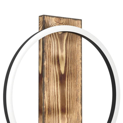 Lampe à Poser LED BOYAL Noir / Bois