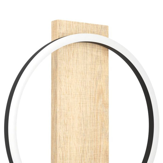 Lampe à Poser LED BOYAL Noir / Chêne