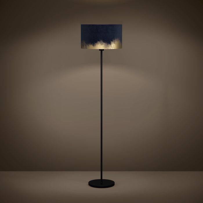 Lampe Abat-jour CASUARITA Noir / Bleu 1×E27