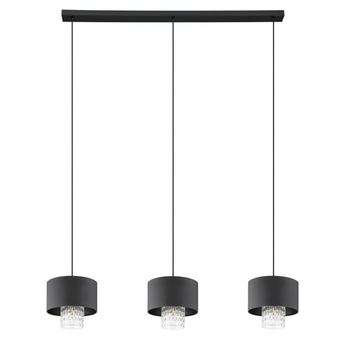 Réglette 3 Suspensions SAPUARA 3×E27