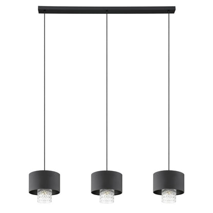 Réglette 3 Suspensions SAPUARA 3×E27