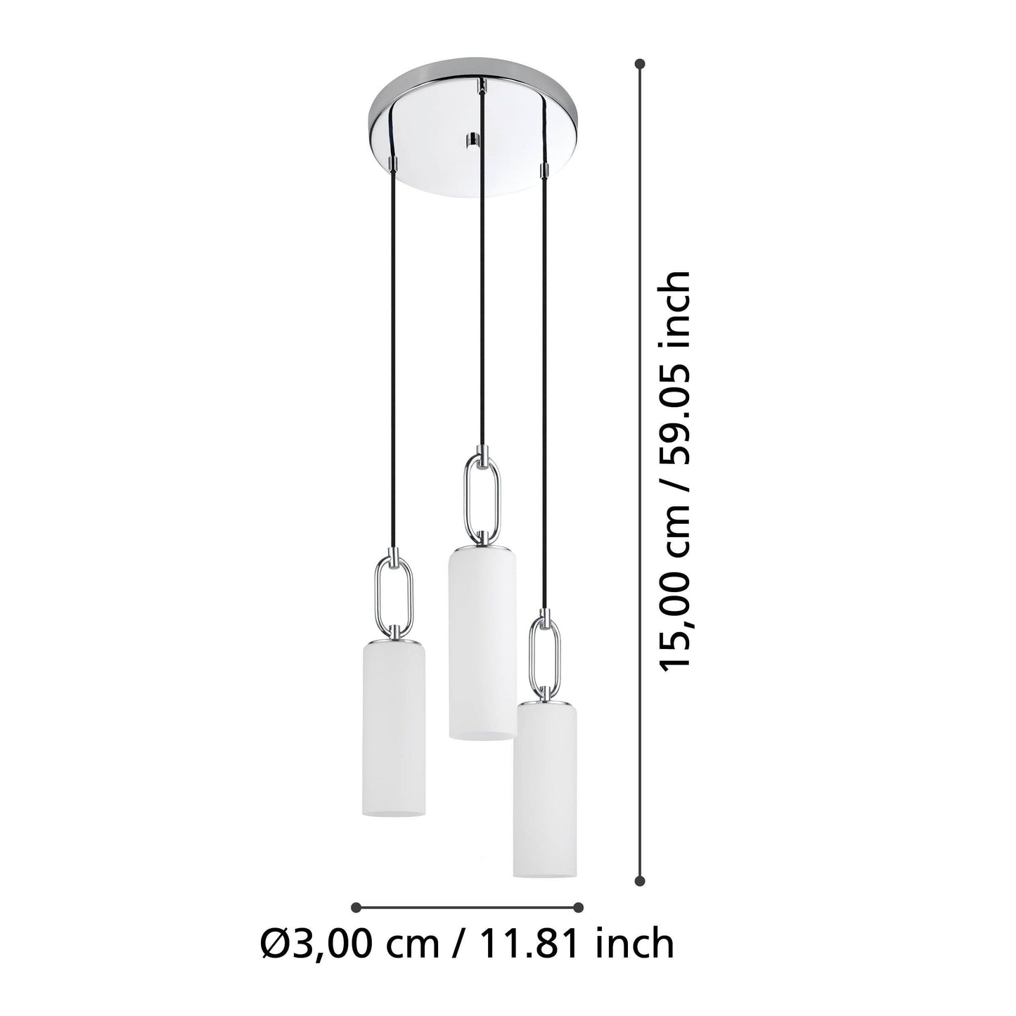 Lustre MAJANA Verre Opale