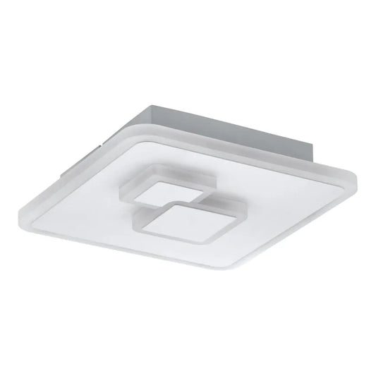 Plafonnier LED CADEGAL Carré Blanc 20×20 cm