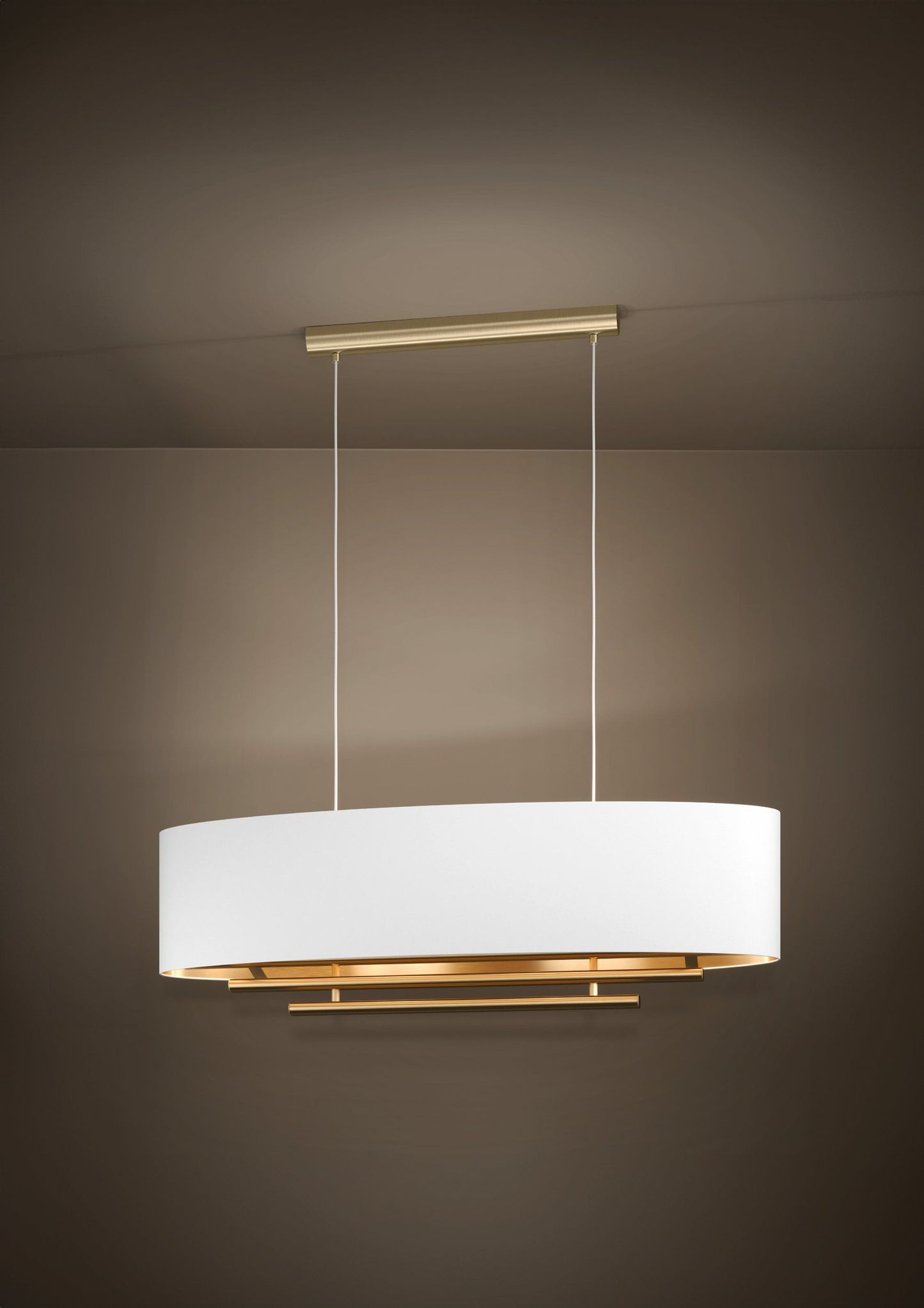 Lustre PINETARA Blanc 4×E27